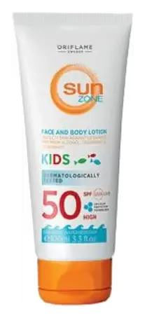 Oriflame Sun Zone Face & Body Lotion Kids SPF 50 High