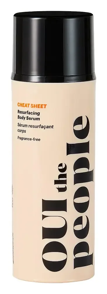 Oui the People Cheat Sheet Resurfacing Body Exfoliant Serum with AHA + BHA