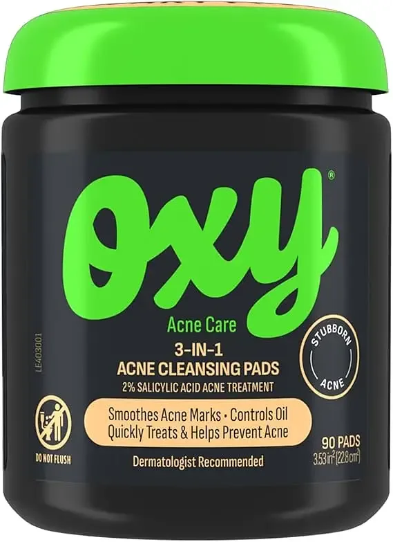 OXY 3-In-1 Acne Cleansing Pads