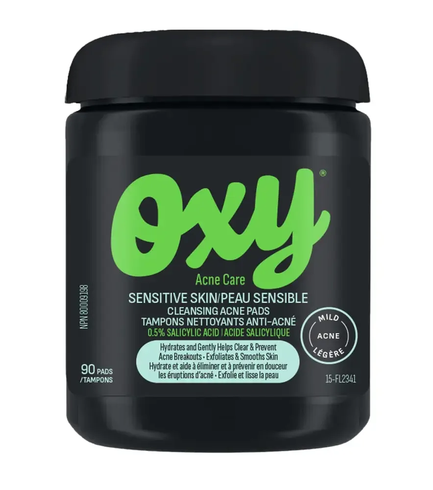 OXY Acne Care Sensitive Skin Cleansing Acne Pads