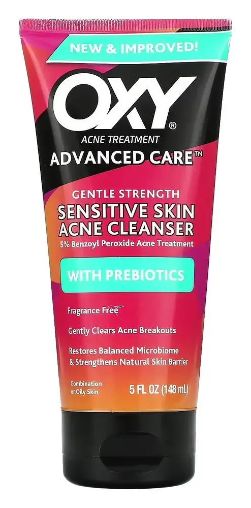 OXY Sensitive Skin Acne Cleanser 5% Benzoyl Peroxide