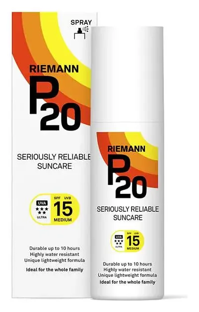 P20 SPF 15 Sunscreen Spray