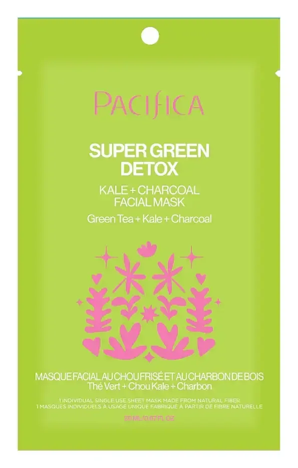 Pacifica Super Green Detox Kale And Charcoal Face Mask