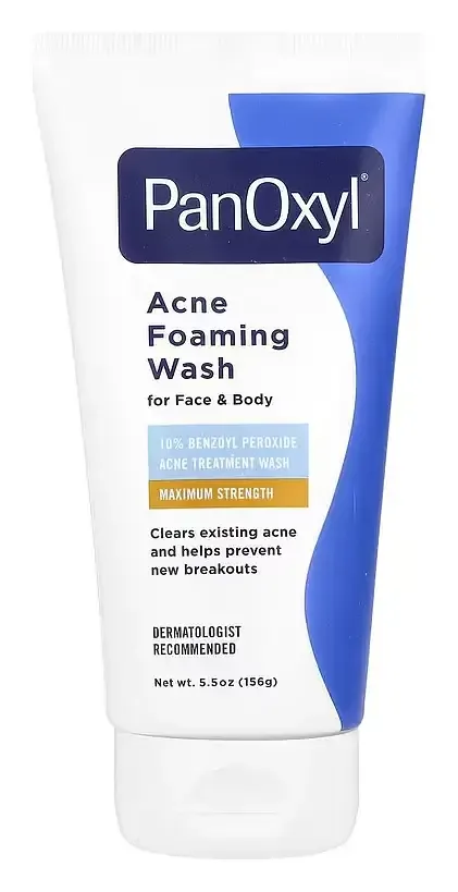 PanOxyl Acne Foaming Wash Benzoyl Peroxide 10% Maximum Strength