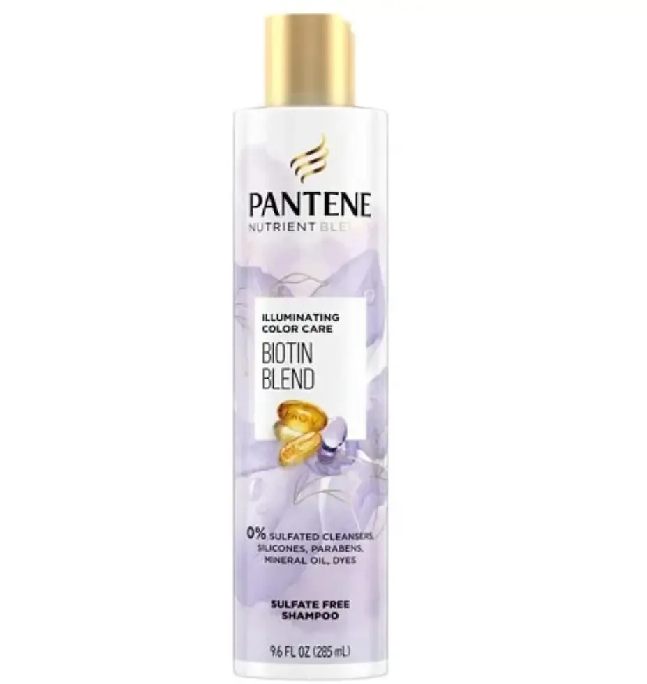 Pantene Illuminating Color Care Biotin Blend Sulfate Free Shampoo
