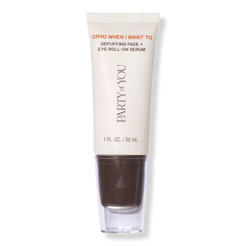 Party Of You Cryo When I Want To Depuffing Face + Eye Roll-On Serum
