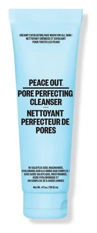 Peace Out Creamy Gentle Exfoliating Pore Perfecting Cleanser