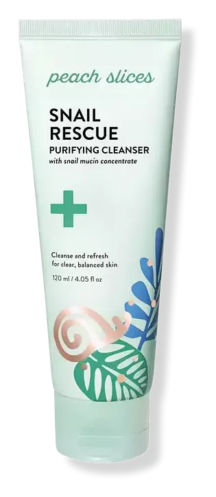 Peach Slices Snail Rescue Purifying Cleanser