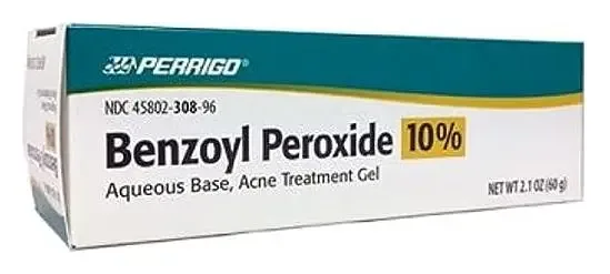 Perrigo 10% Benzoyl Peroxide Acne Treatment Gel