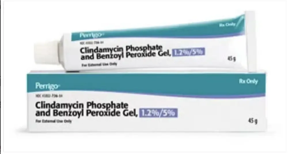 Perrigo Duac Gel (Clindamycin Phosphate and Benzoyl Peroxide 1.2% / 5% Gel)