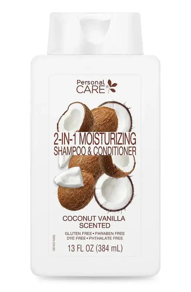 Personal Care Coconut Vanilla Scented 2-In-1 Shampoo & Conditioner