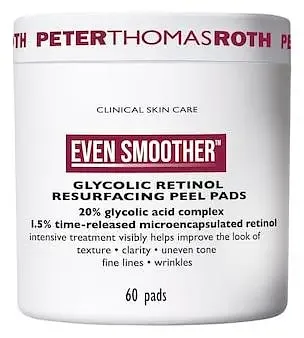 Peter Thomas Roth Even Smoother Glycolic Retinol Resurfacing Peel Pads
