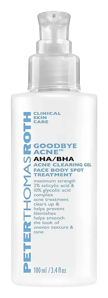Peter Thomas Roth Goodbye Acne AHA/BHA Acne Clearing Gel Face Body Spot Treatment