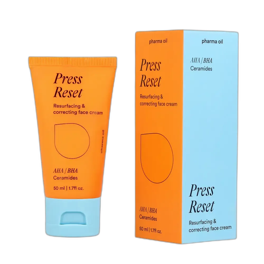 Pharma Oil Press Reset AHA - BHA & Ceramides Cream