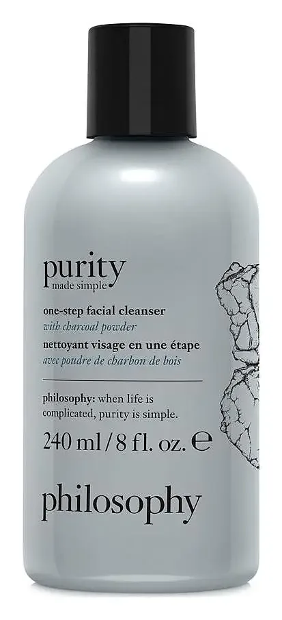 philosophy Purity Made Simple One-Step Facial Cleanser With Charcoal Powder