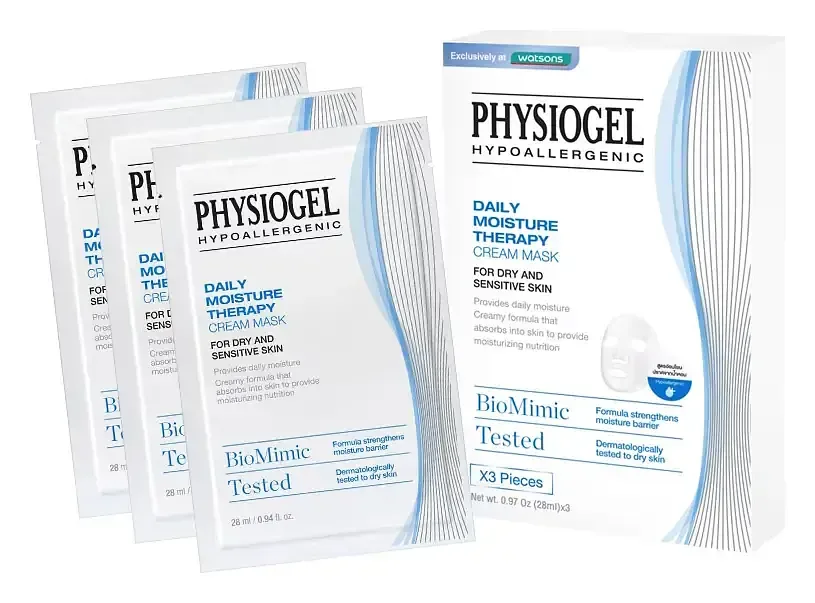 Physiogel Daily Moisture Therapy Cream Mask For Dry Sensitive Skin