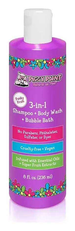 Piggy Paint 3-In-1 Shampoo + Body Wash + Bubble Bath