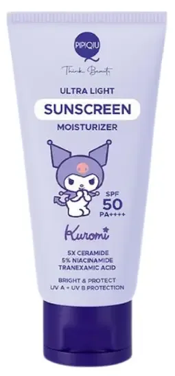 Pipiqiu Ultra Light Sunscreen Moisturizer Bright & Protect SPF 50