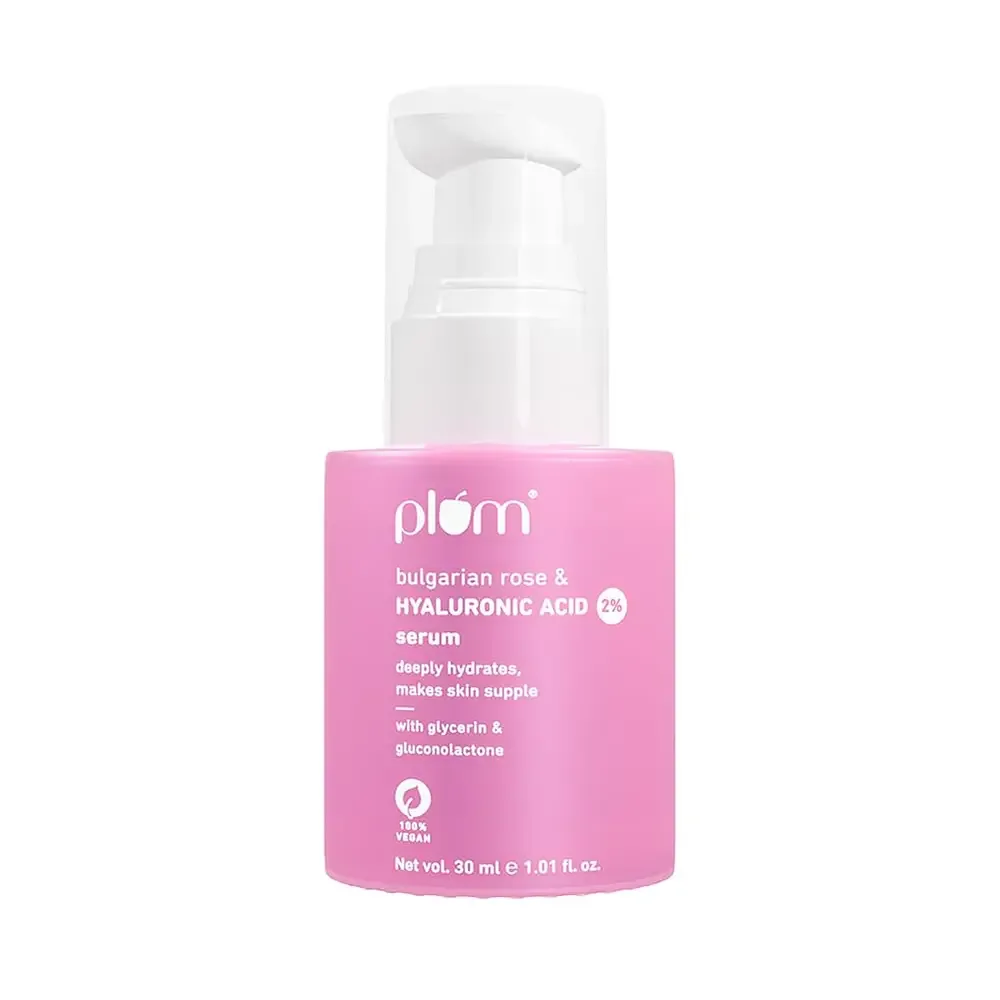 Plum Goodness Bulgarian Rose & 2% Hyaluronic Acid Serum