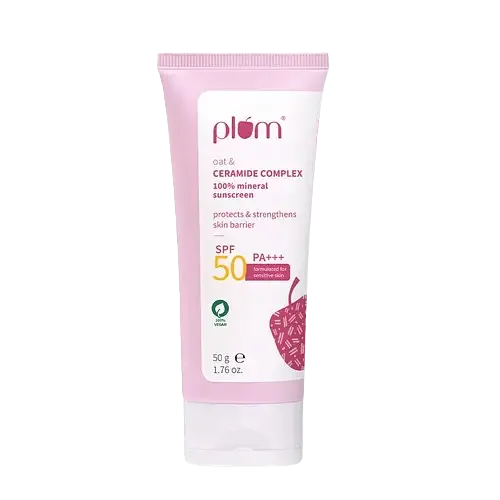 Plum Goodness Oat & Ceramide Complex 100% Mineral Sunscreen SPF 50