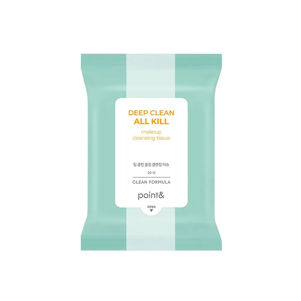 Point& Deep Clean All Kill Makeup Cleansing Tissue