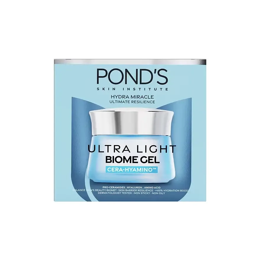 Pond's Hydra Miracle Ultra Light Biome Gel Cera-Hyamino Moisturizer