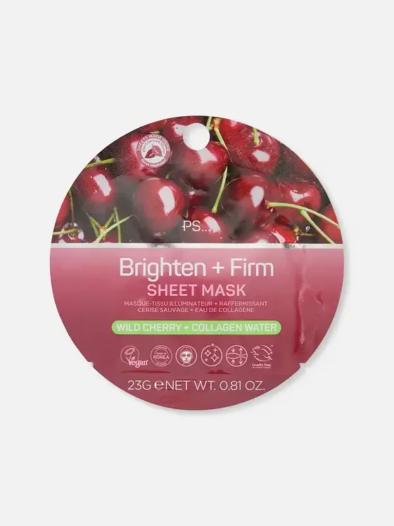 Primark PS... Wild Cherry And Collagen Water Sheet Mask
