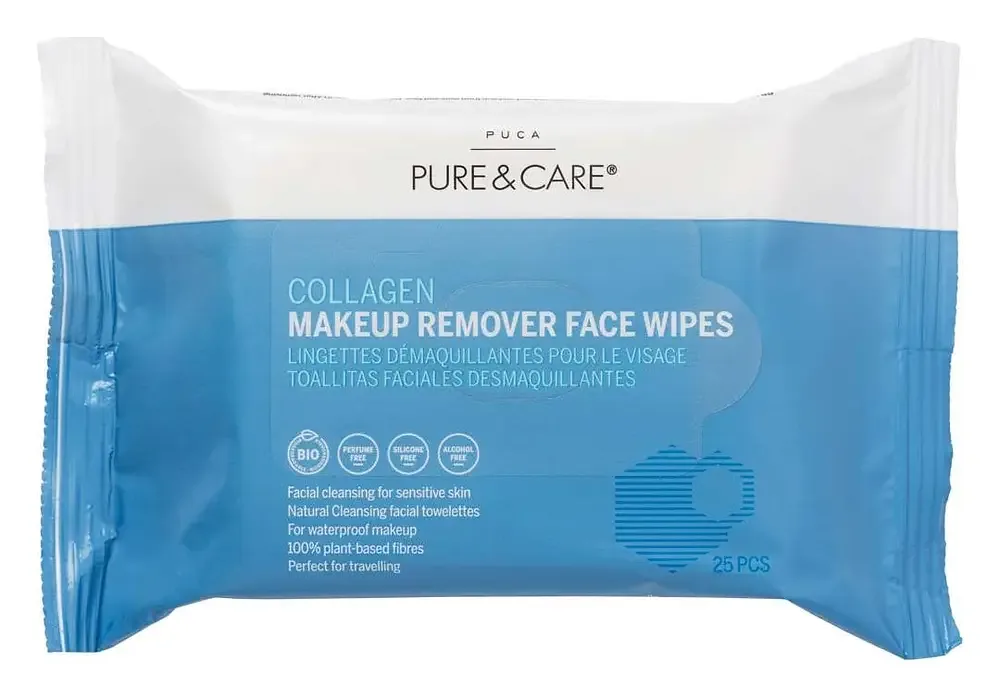Puca – Pure & Care Collagen Makeup Remover Face Wipes