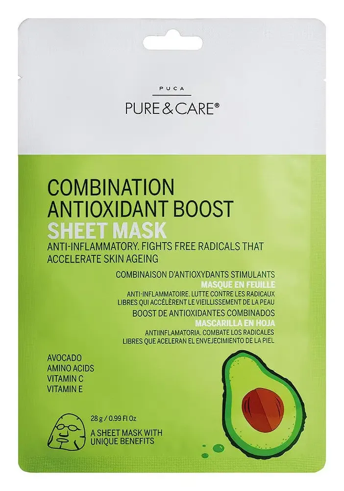 Puca – Pure & Care Combination Antioxidant Boost Sheet Mask
