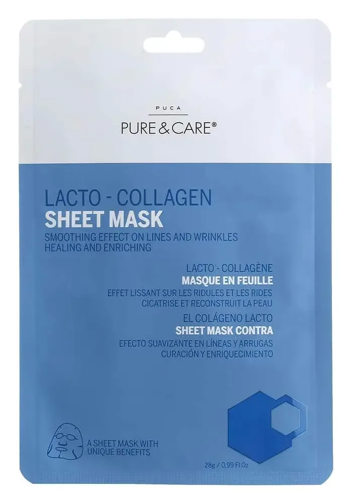 Puca – Pure & Care Lacto Collagen Sheet Mask