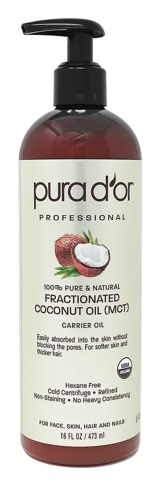 Pura D'or Fractionated Coconut Oil