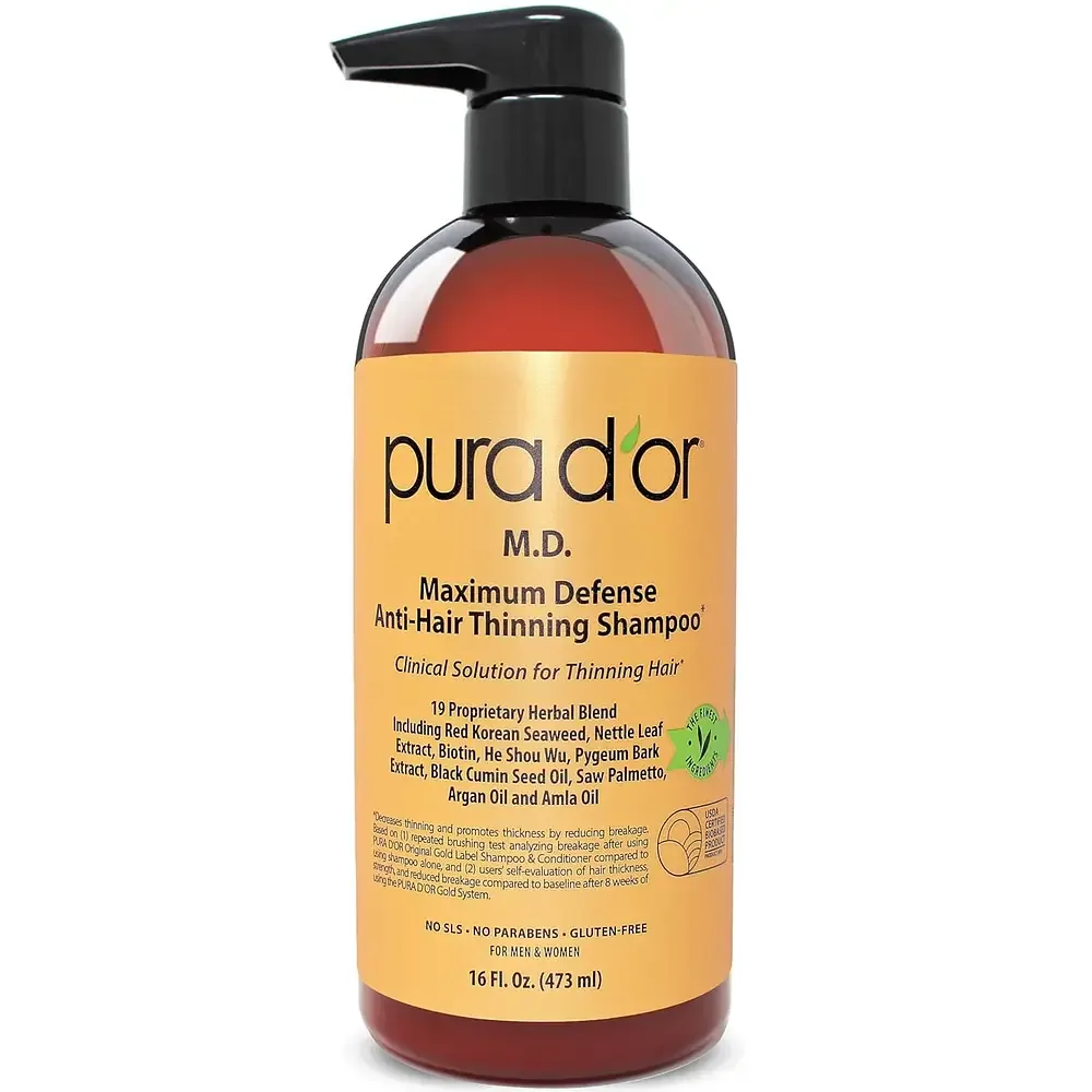 Pura D'or M.D. Maximum Defense Anti-Hair Thinning Shampoo