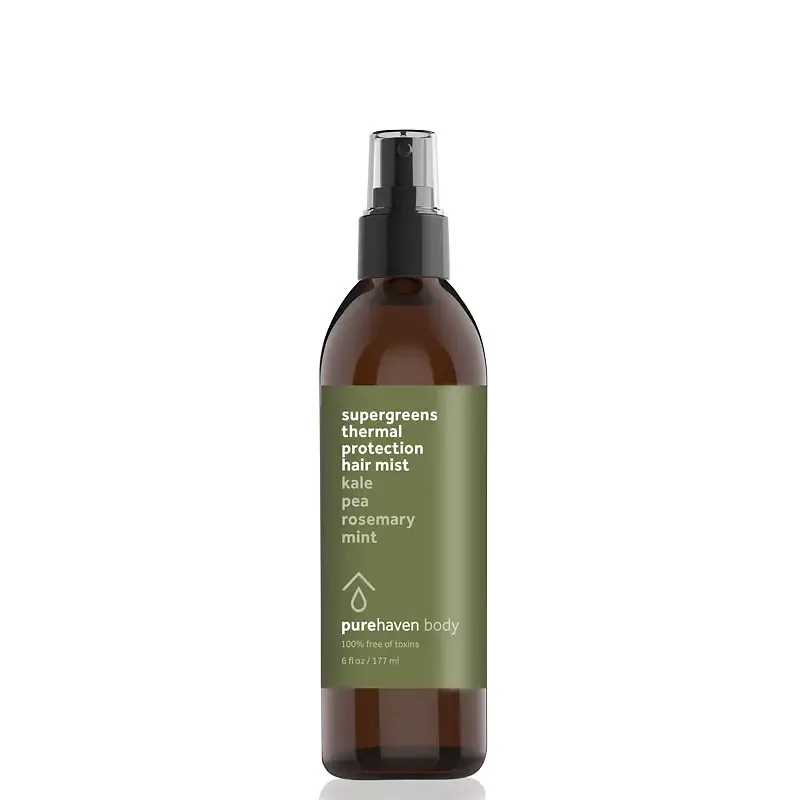 Pure Haven Supergreens Thermal Protection Hair Mist