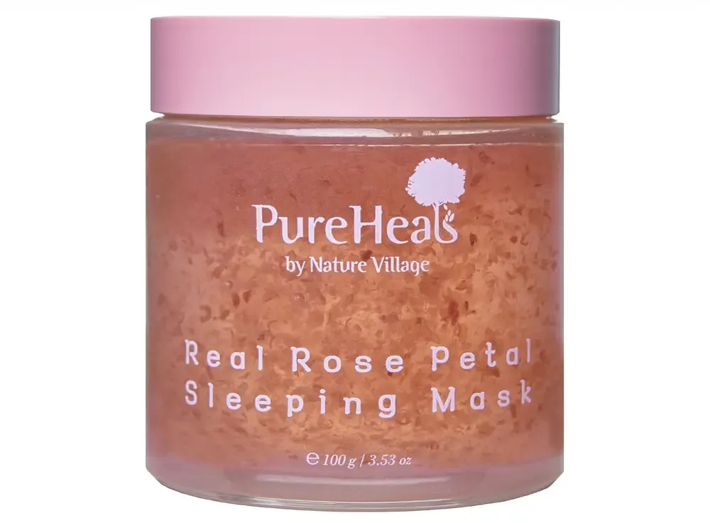 Pure Heals Real Rose Petal Sleeping Mask