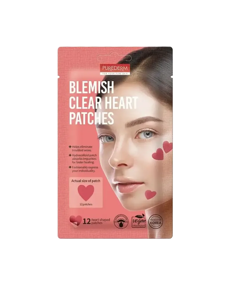 Purederm Blemish Clear Heart Patches