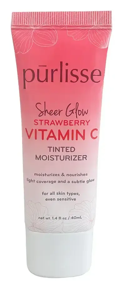 Purlisse Sheer Glow Strawberry Vitamin C Tinted Moisturizer