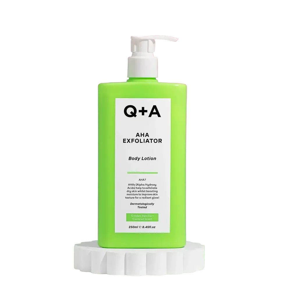 Q + A AHA Exfoliator Body Lotion