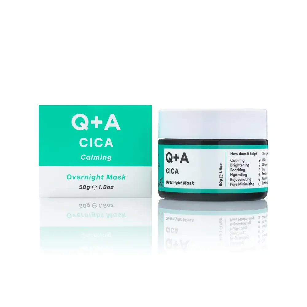 Q + A Cica Overnight Mask