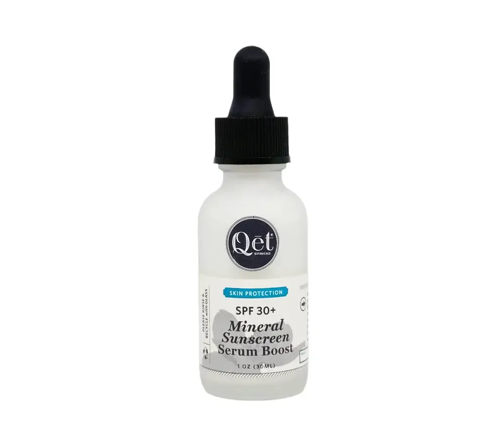 Qēt Botanicals Mineral Sunscreen Serum Boost SPF 30+