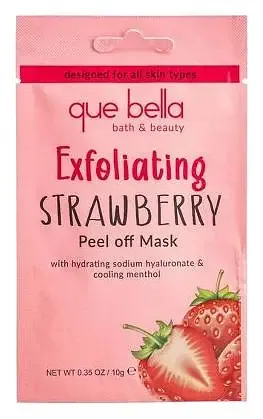 Que Bella Exfoliating Strawberry Peel Off Mask