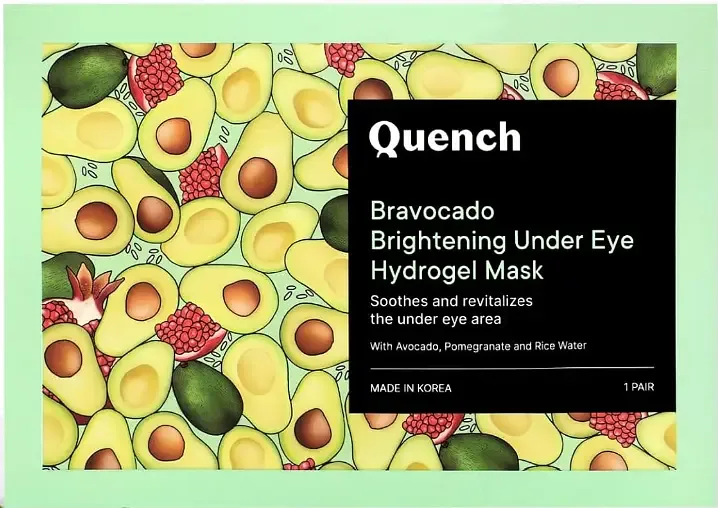 Quench Botanics Bravocado Brightening Under Eye Hydrogel Mask