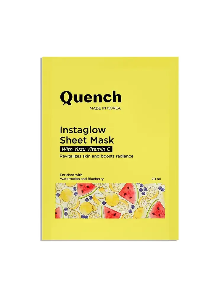 Quench Botanics Instaglow Sheet Mask