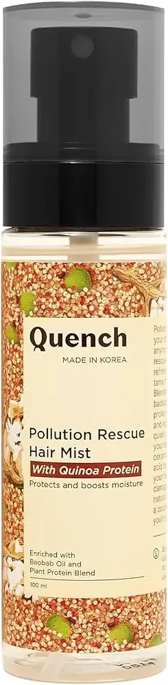 Quench Botanics Pollution Rescue Hair Mist With Quinoa Protein