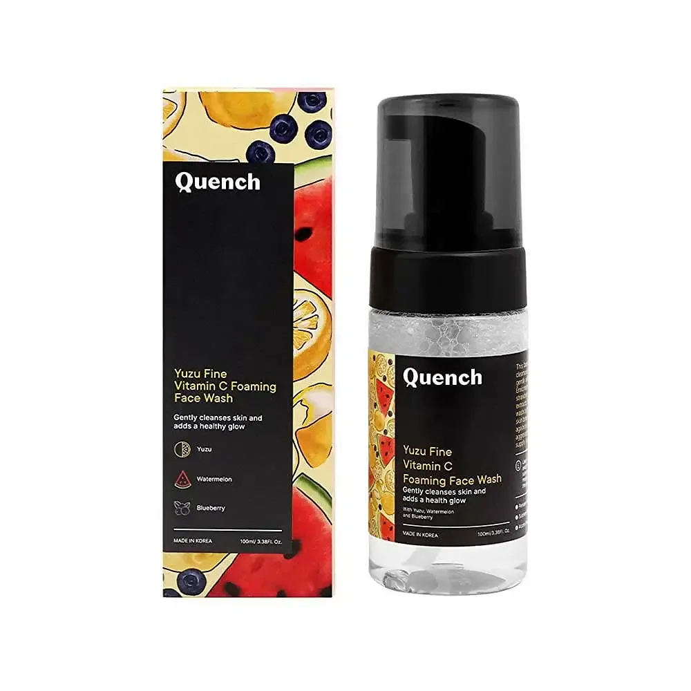 Quench Botanics Yuzu Fine Vitamin C Foaming Face Wash