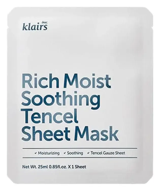 KLAIRS Rich Moist Soothing Tencel Sheet Mask