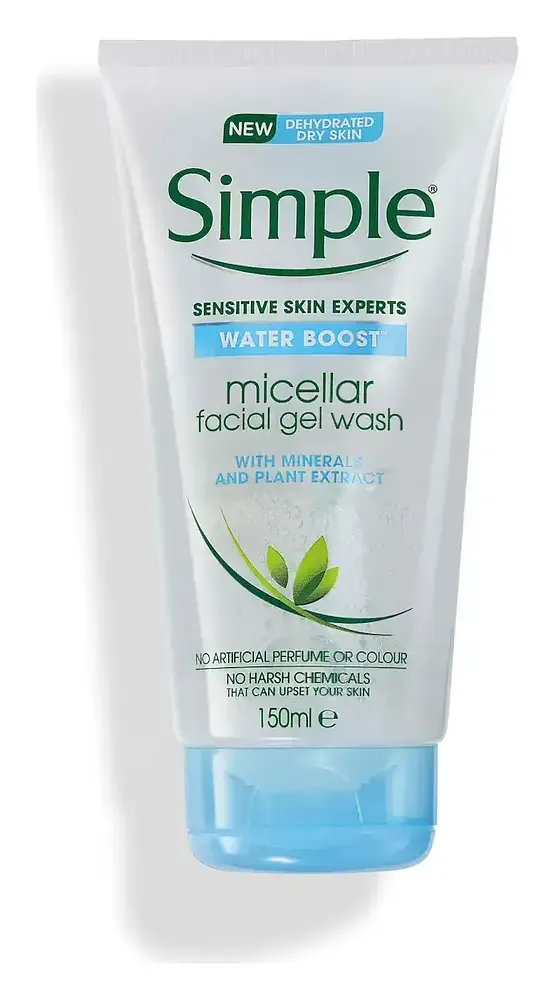 Simple Water Boost Micellar Cleansing Facial Gel Wash