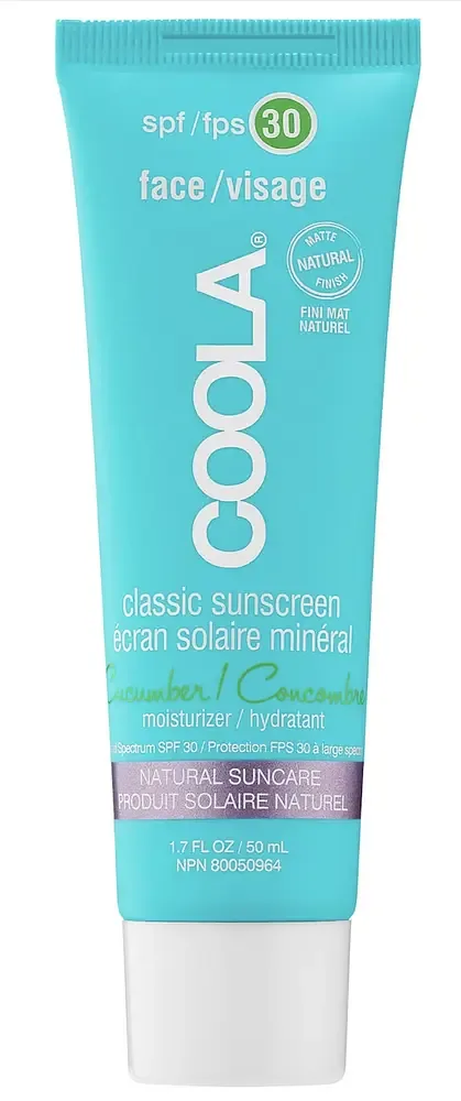 Coola Coola Face SPF 30 Cucumber Matte Finish