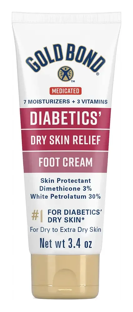 Gold Bond Gold Bond Diabetics’ Dry Skin Relief Skin Protectant Foot Cream