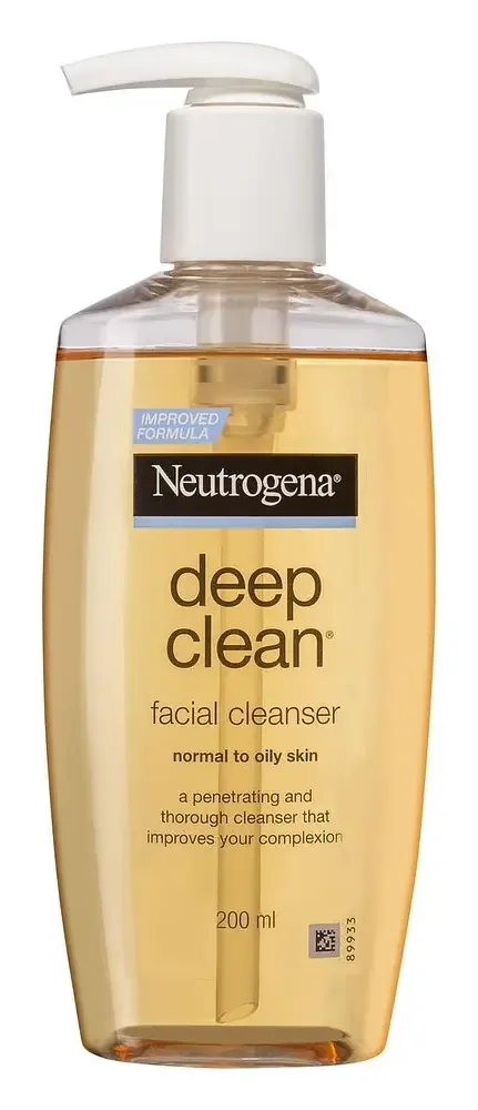 Neutrogena Neutrogena Deep Clean Facial Cleanser, for Normal to Oily Skin