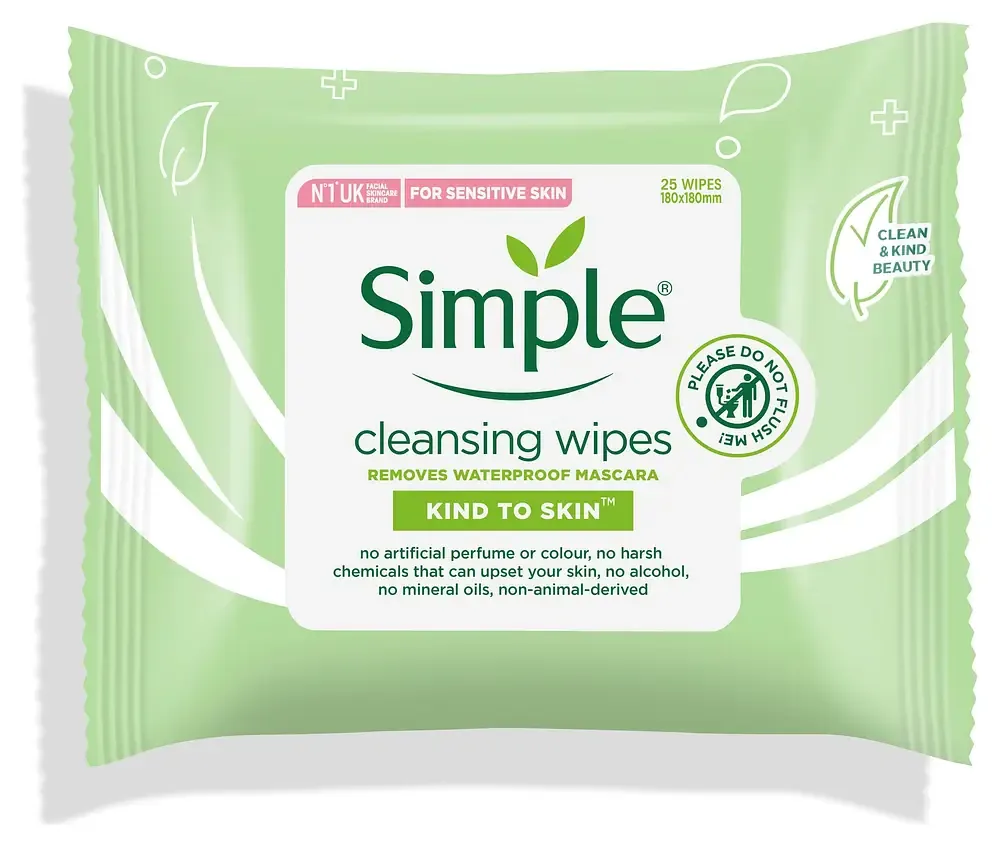 Simple Simple Kind To Skin Cleansing Facial Wipes